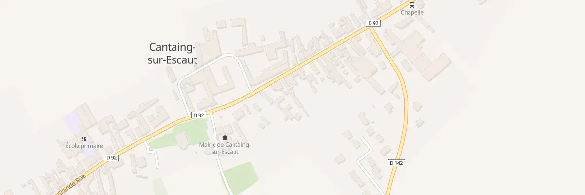 Plan du 59 Grand’Rue à Cantaing-sur-Escaut