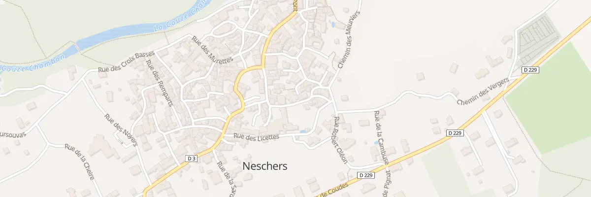 Plan du 8 Rue Pierre Fourvel à Neschers