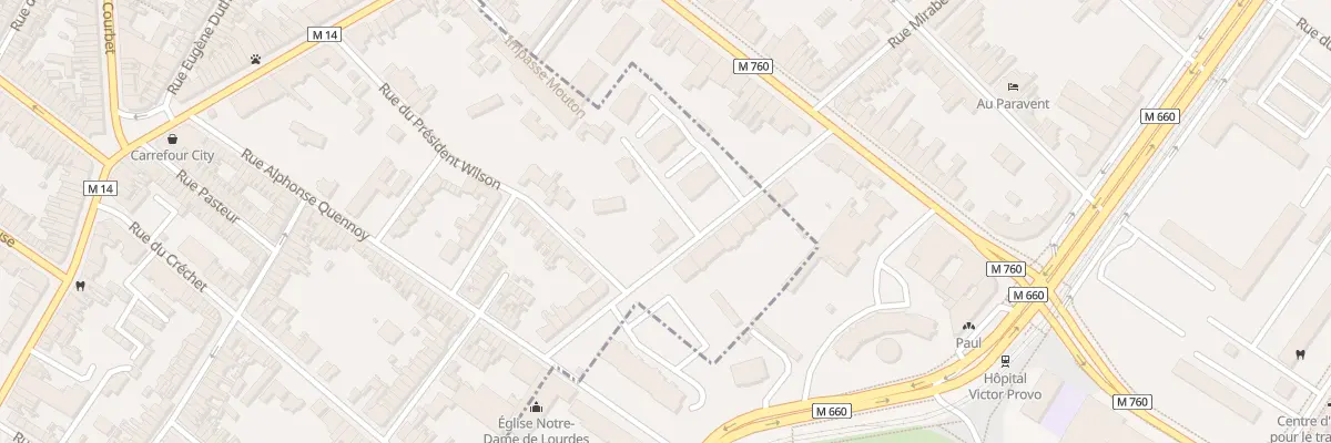Plan du 25 Rue du Onze Novembre à Croix