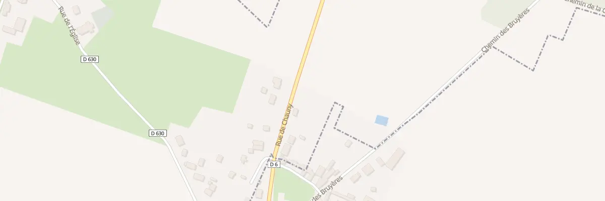 Plan du 12 Rue de Chauny à Bourguignon-sous-Coucy