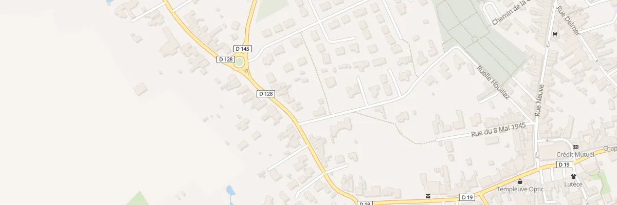 Plan du 20 Rue de la Quieze à Templeuve-en-Pévèle