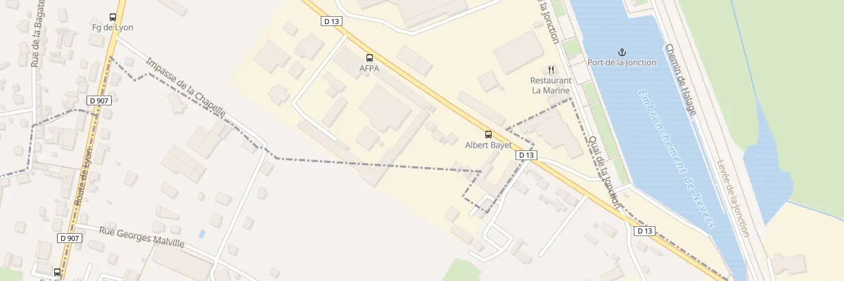 Plan du 7 Rte de Sermoise à Nevers