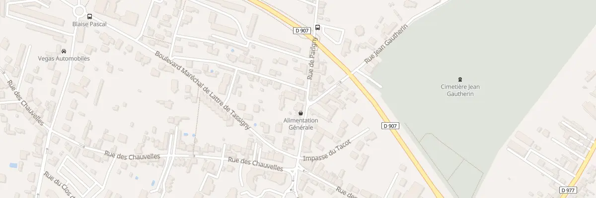 Plan du 2 Rue de Parigny à Nevers