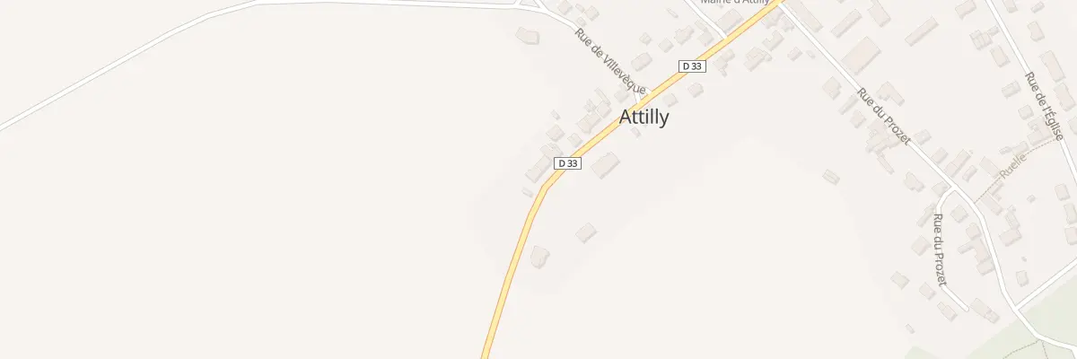 Plan du 92 Gr Grand Rue à Attilly