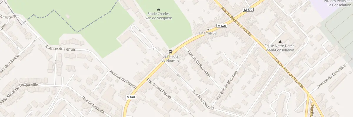 Plan du 550 Rue de Gand à Tourcoing