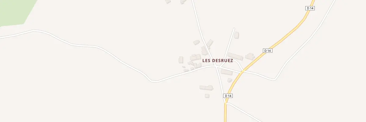 Plan du 9 Ham Les Desruez à Bouhy