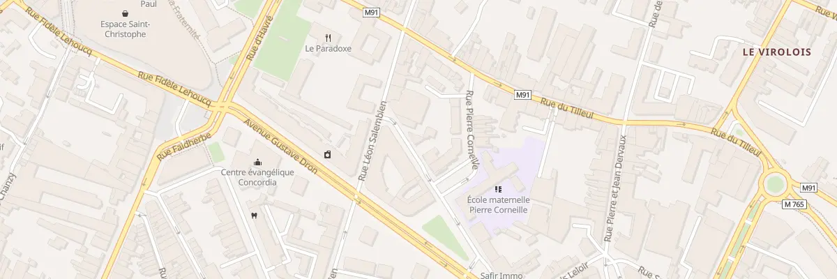 Plan du 3 Rue Ferdinand Buisson à Tourcoing