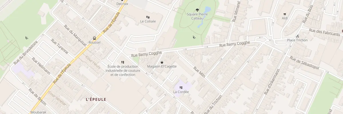 Plan du 71 Rue Rémy Cogghe à Roubaix