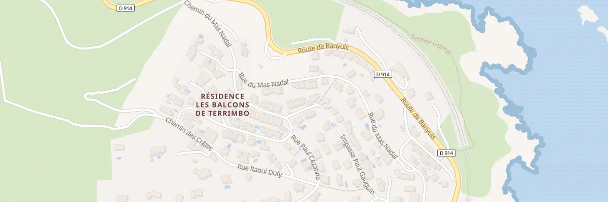 Plan du 16 Rue Joan Miro à Cerbère