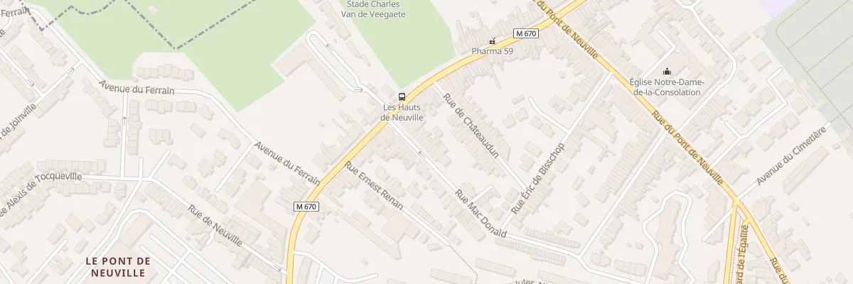 Plan du 9 Rue Mac Donald à Tourcoing