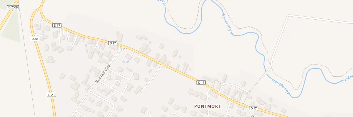 Plan du 21 Rue de la Limagne - Pontmort à Chambaron sur Morge