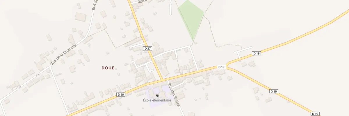 Plan du 5 Imp St Eloi à Doue