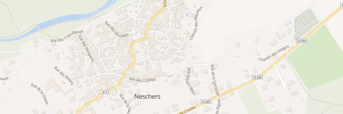 Plan du 6 Rue Pierre Fourvel à Neschers