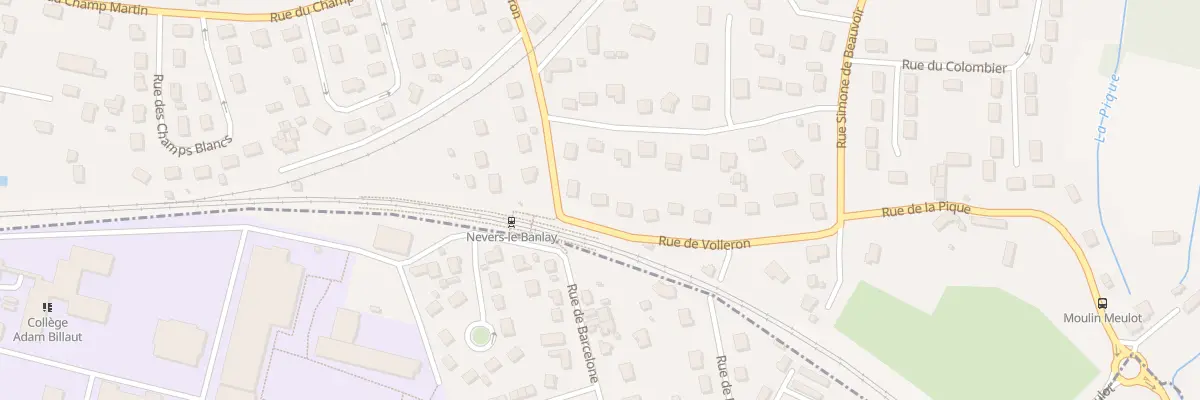 Plan du 16 Rue de Volleron à Coulanges-lès-Nevers