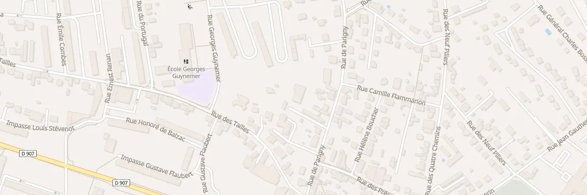 Plan du 46 Rue de Parigny à Nevers