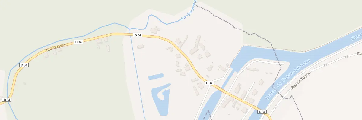 Plan du 16 Rue du Pont à Tugny-et-Pont