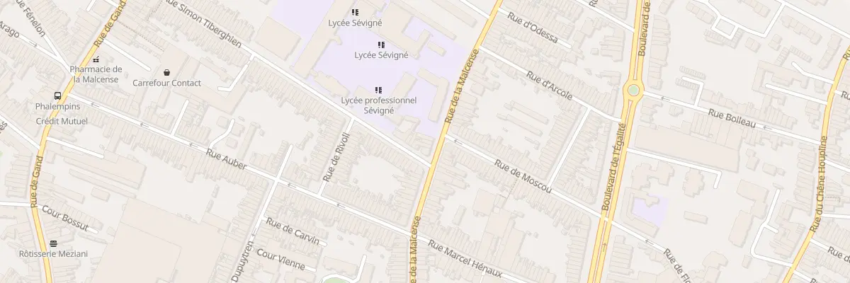 Plan du 127 Rue de la Malcense à Tourcoing