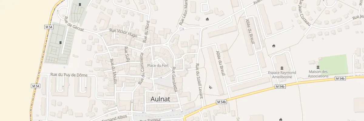 Plan du 1 Rue d’Alembert à Aulnat