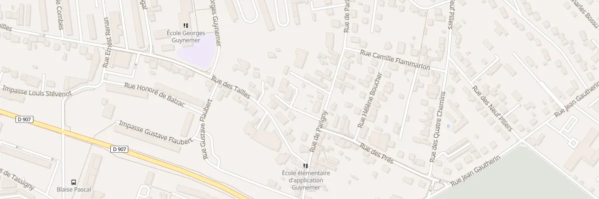 Plan du 36 Rue de Parigny à Nevers
