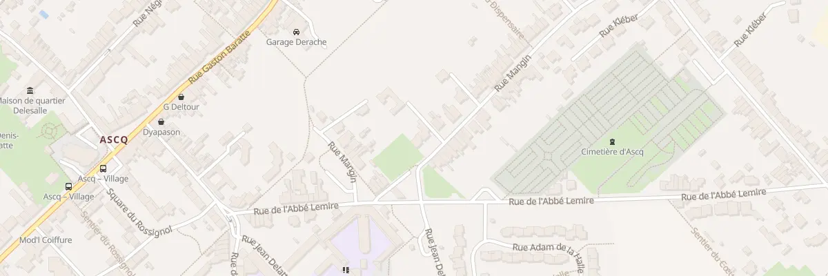 Plan du 23 Rue Mangin à Villeneuve-d’Ascq
