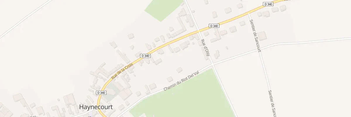 Plan du 264 Rue de la Croix à Haynecourt