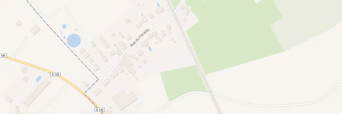 Plan du 43 Rue du Paradis à Templeuve-en-Pévèle