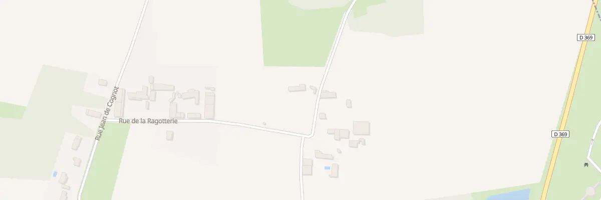 Plan du 27 Rue de la Ragotterie à Fouchères