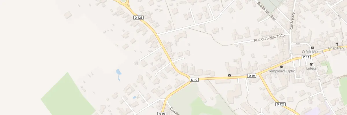 Plan du 6 Rue de la Quieze à Templeuve-en-Pévèle