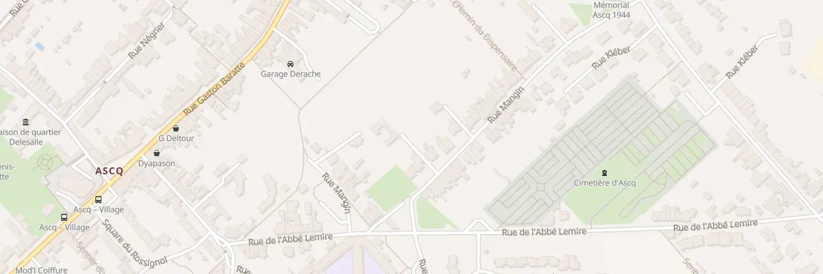 Plan du 27 Rue Mangin à Villeneuve-d’Ascq