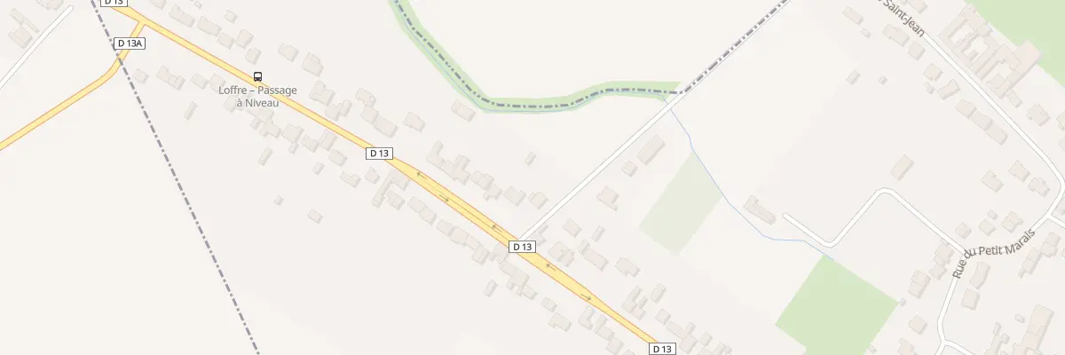 Plan du 445 Rue des Moines à Loffre
