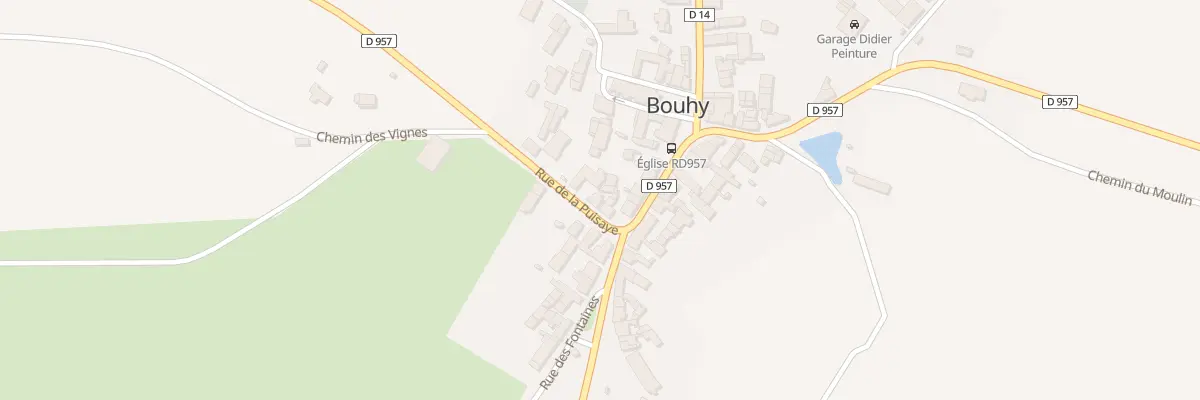 Plan du 2 Rue de la Puisaye à Bouhy