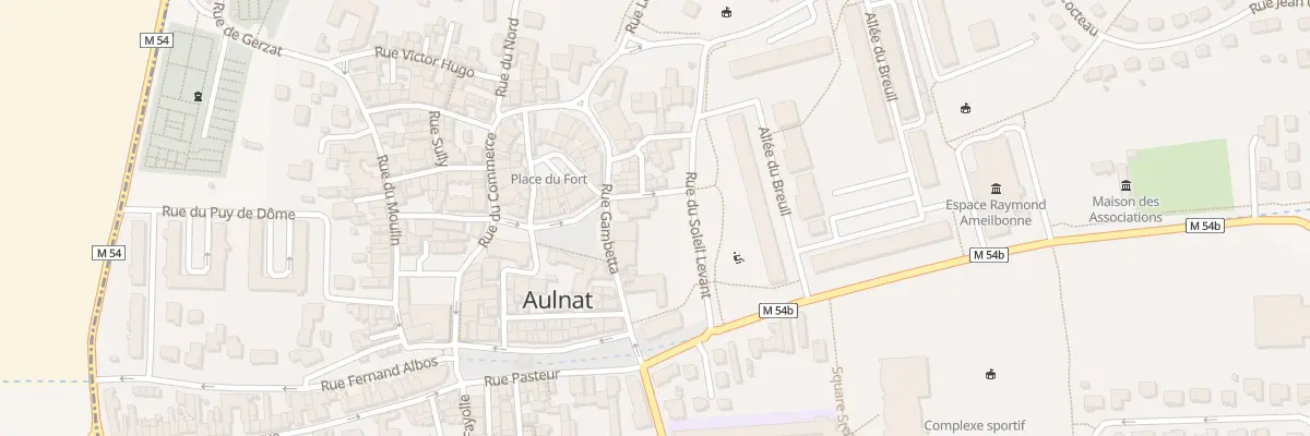 Plan du 1 Rue Diderot à Aulnat
