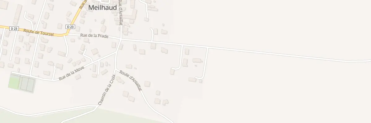 Plan du 16 Rue de la Prade à Meilhaud