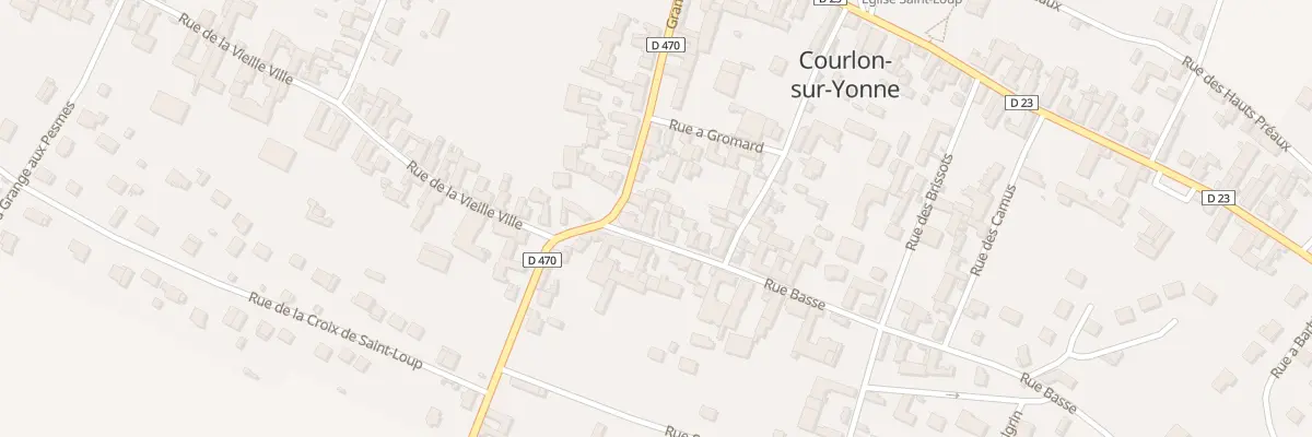 Plan du 4 Rue Basse à Courlon-sur-Yonne