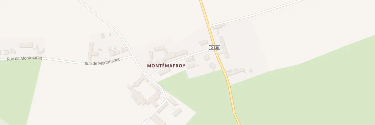 Plan du 1 Rue de Montmarlet à Dammard