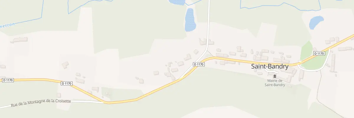 Plan du 2B Rue de la Sablonniere à Saint-Bandry