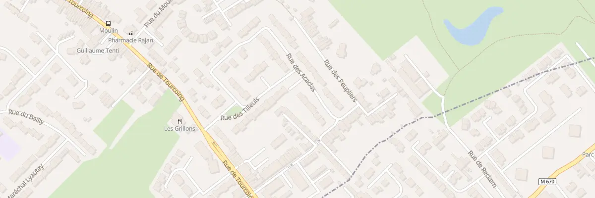 Plan du 14 Rue des Acacias à Neuville-en-Ferrain