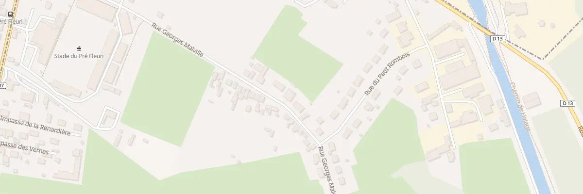 Plan du 11B Rue Georges Malville à Varennes-Vauzelles