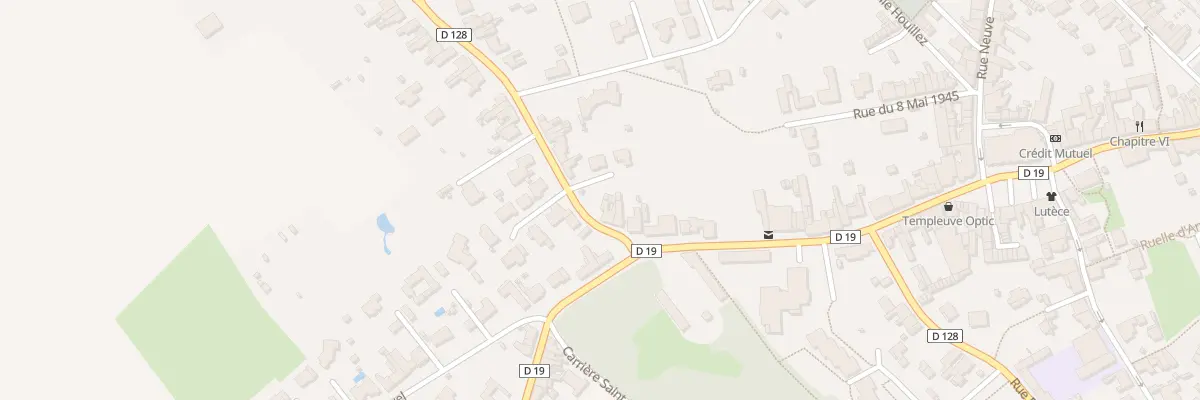 Plan du 4 Rue de la Quieze à Templeuve-en-Pévèle