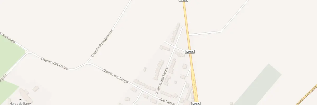Plan du 23 Rue des Fleurs à Sainghin-en-Mélantois