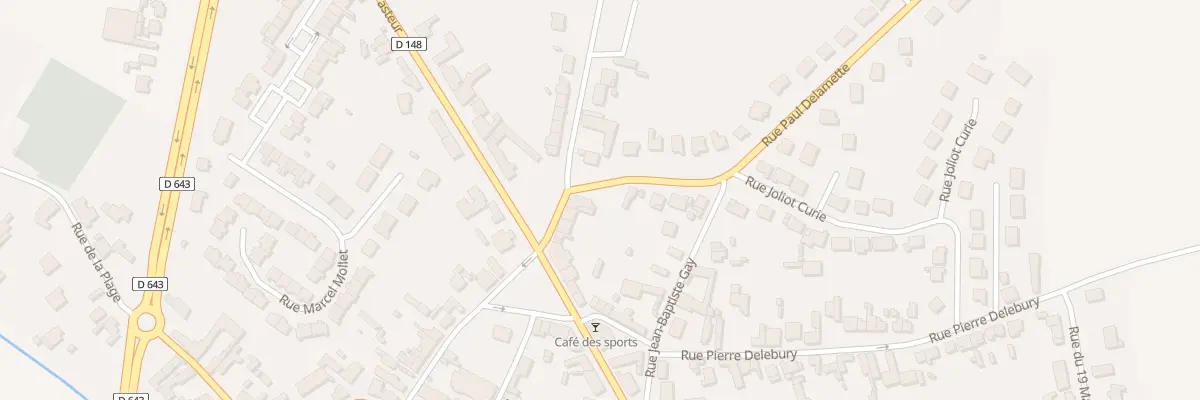 Plan du 6 Rue Paul Delamette à Aubigny-au-Bac