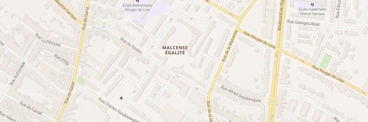 Plan du 30 Rue du Tonkin à Tourcoing