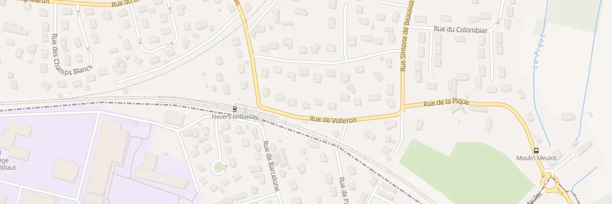 Plan du 12 Rue de Volleron à Coulanges-lès-Nevers