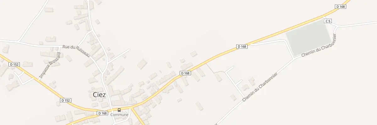 Plan du 21 Rue d’Entrains à Ciez