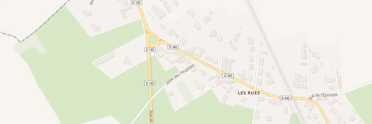 Plan du 9004 Rue les Rues à Templeuve-en-Pévèle