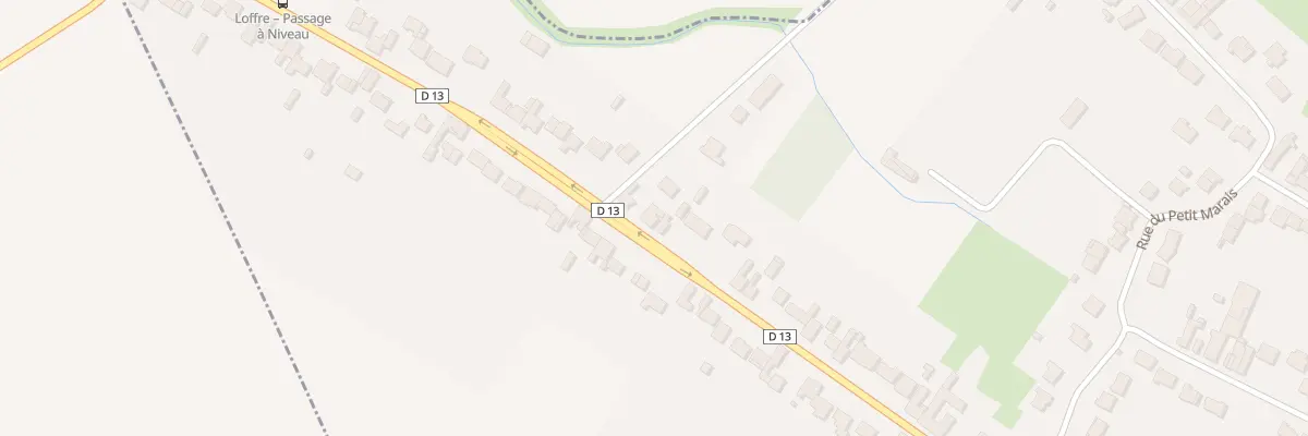 Plan du 509 Rue des Moines à Loffre
