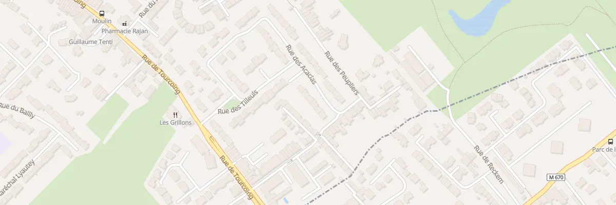 Plan du 18 Rue des Acacias à Neuville-en-Ferrain