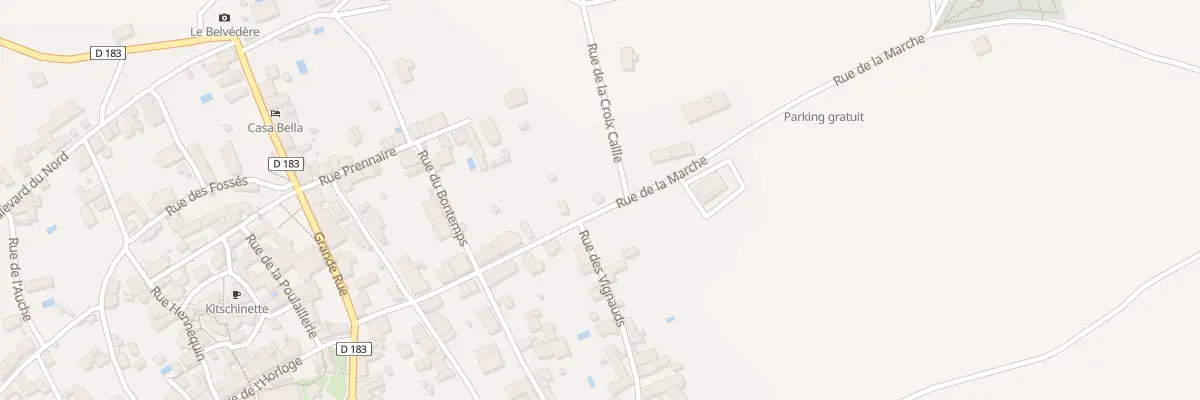 Plan du 19 Rue de la Marche à Charroux