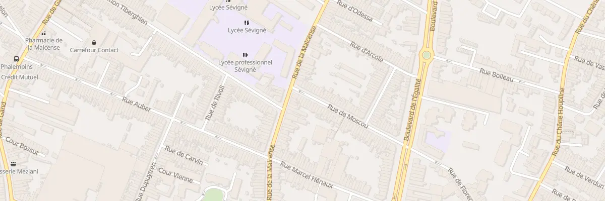 Plan du 4 Rue de Moscou à Tourcoing
