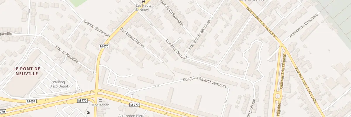 Plan du 40 Rue Mac Donald à Tourcoing